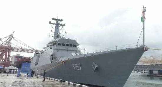 IOS Sagar Docks in Colombo with 16-Nation CreW